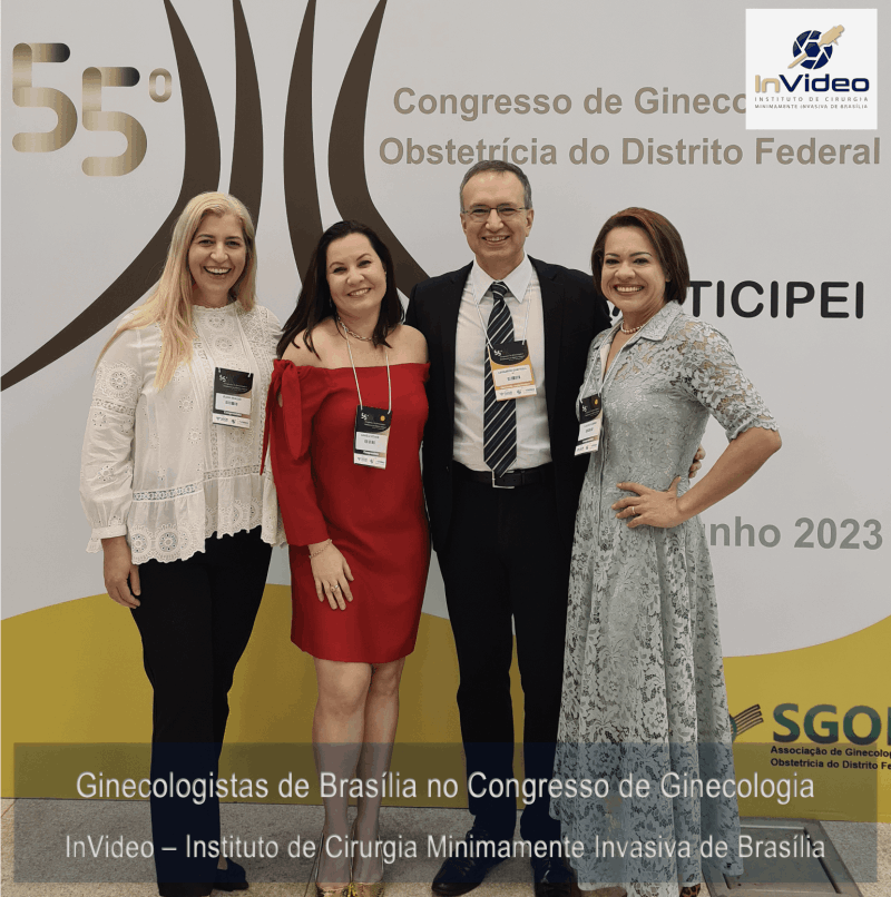 Dr Leonardo Campbell e ginecologistas de Brasília no Congresso de Ginecologia e Obstetrícia de Brasília - 2023 - InVideo
