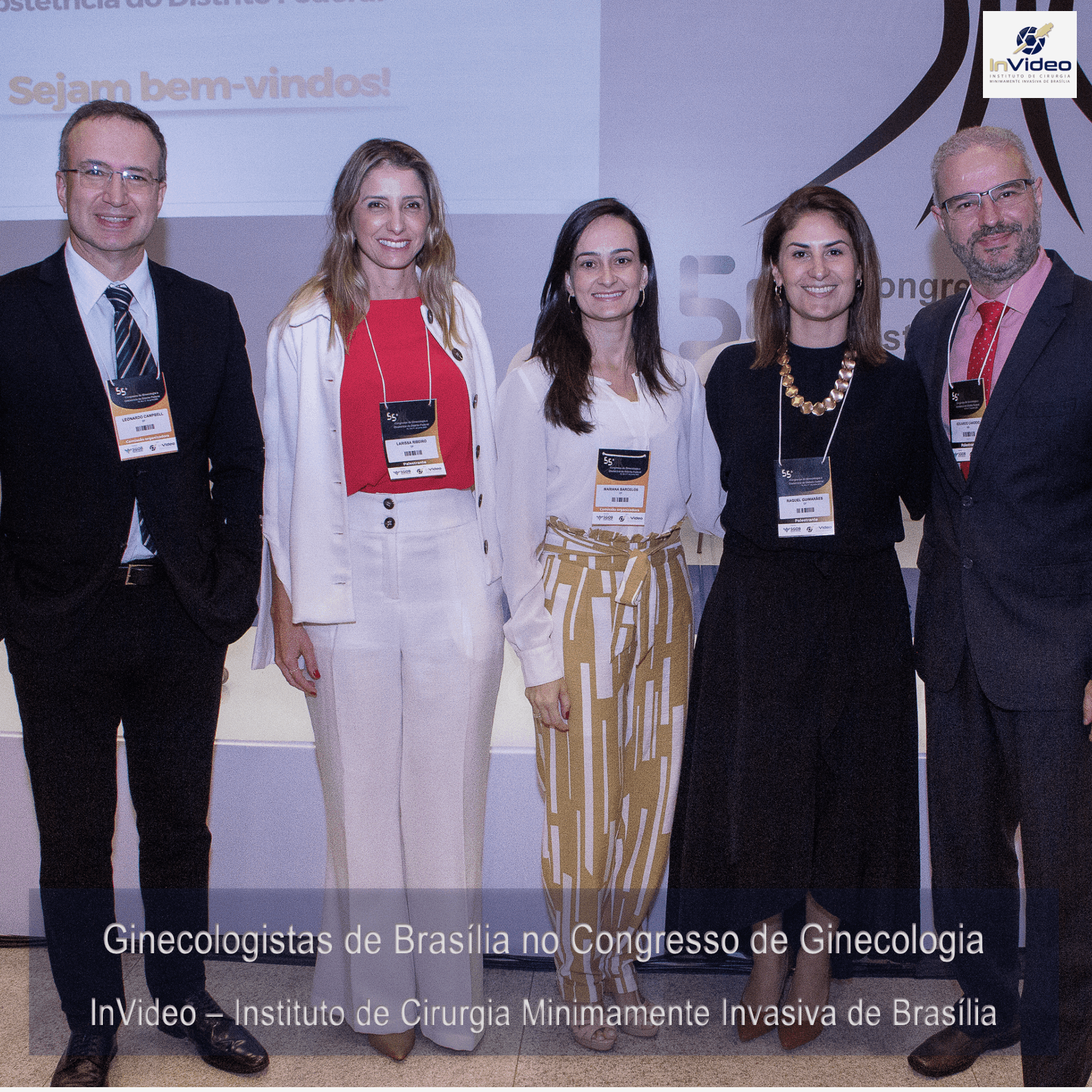 Dr Leonardo Campbell e ginecologistas de Brasília no congresso de ginecologia de Brasília 2023 - InVideo