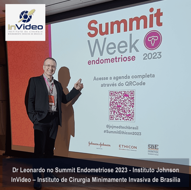 Participação do Dr Leonardo Campbell no Summit Endometriose 2023 - promovido pelo Insituto Johnson & Johnson de ensino e pesquisa e pela Sociedade Brasileira de Endometriose e Cirurgia Minimamente Invasiva - SBE